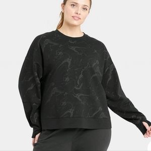 NWT Womens Plus All in Motion Crewneck Sweatshirt Sz. 3X